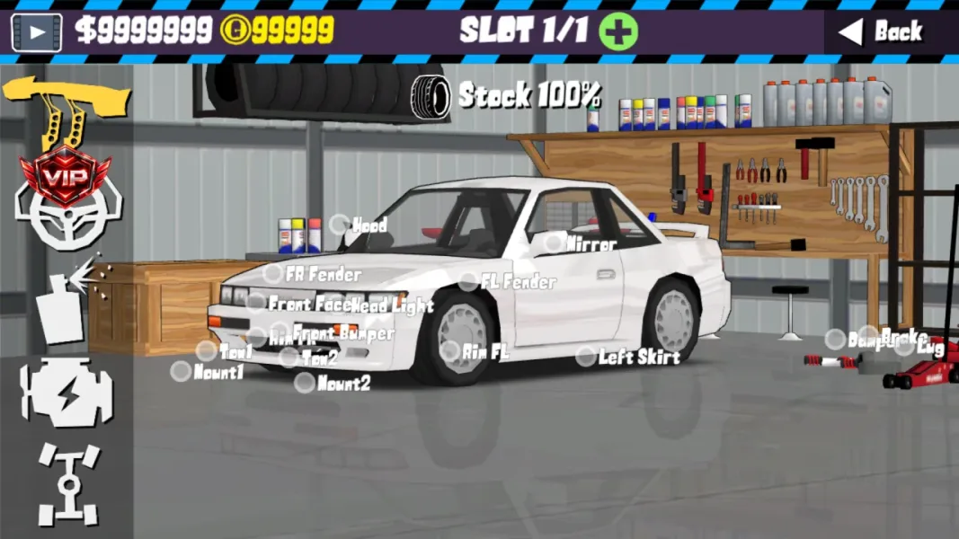 FR Legends — kustom part mobil