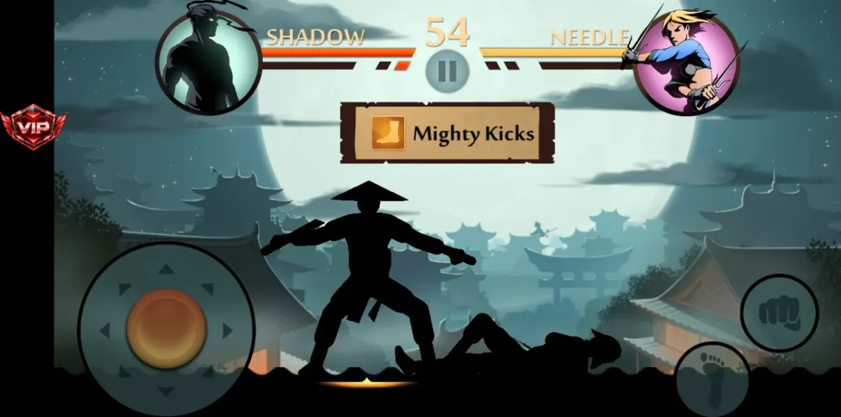 Shadow Fight 2 — sekali pukul lawan tumbang