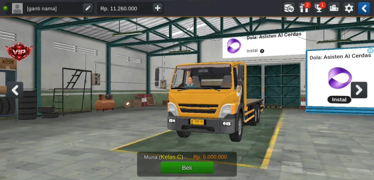 Truck Simulator Indonesia — muria kelas c sebelum beli