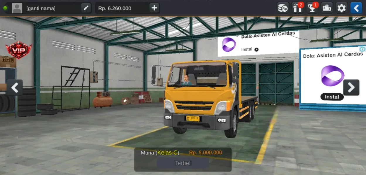 Truck Simulator Indonesia — muria terbeli saldo berkurang